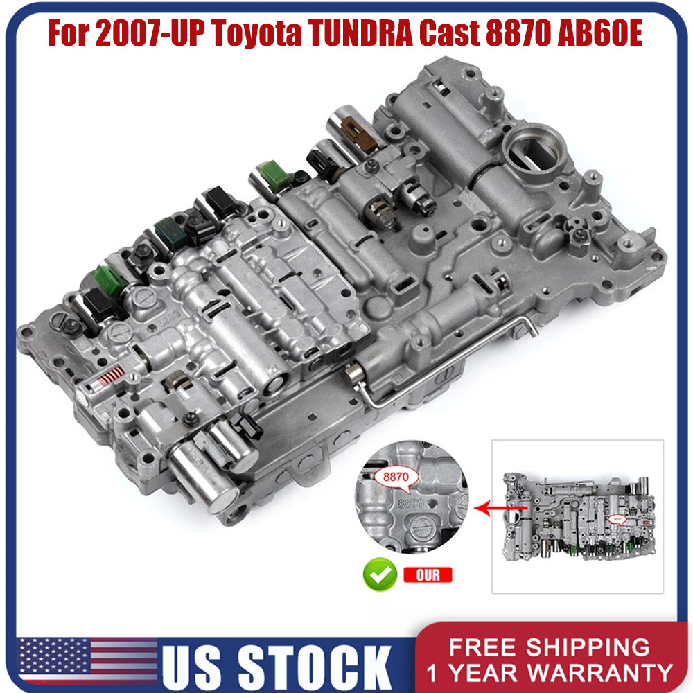 Transmission Valve Body w/ Solenoids for 2007-UP Toyota TUNDRA Cast 8870 AB60E