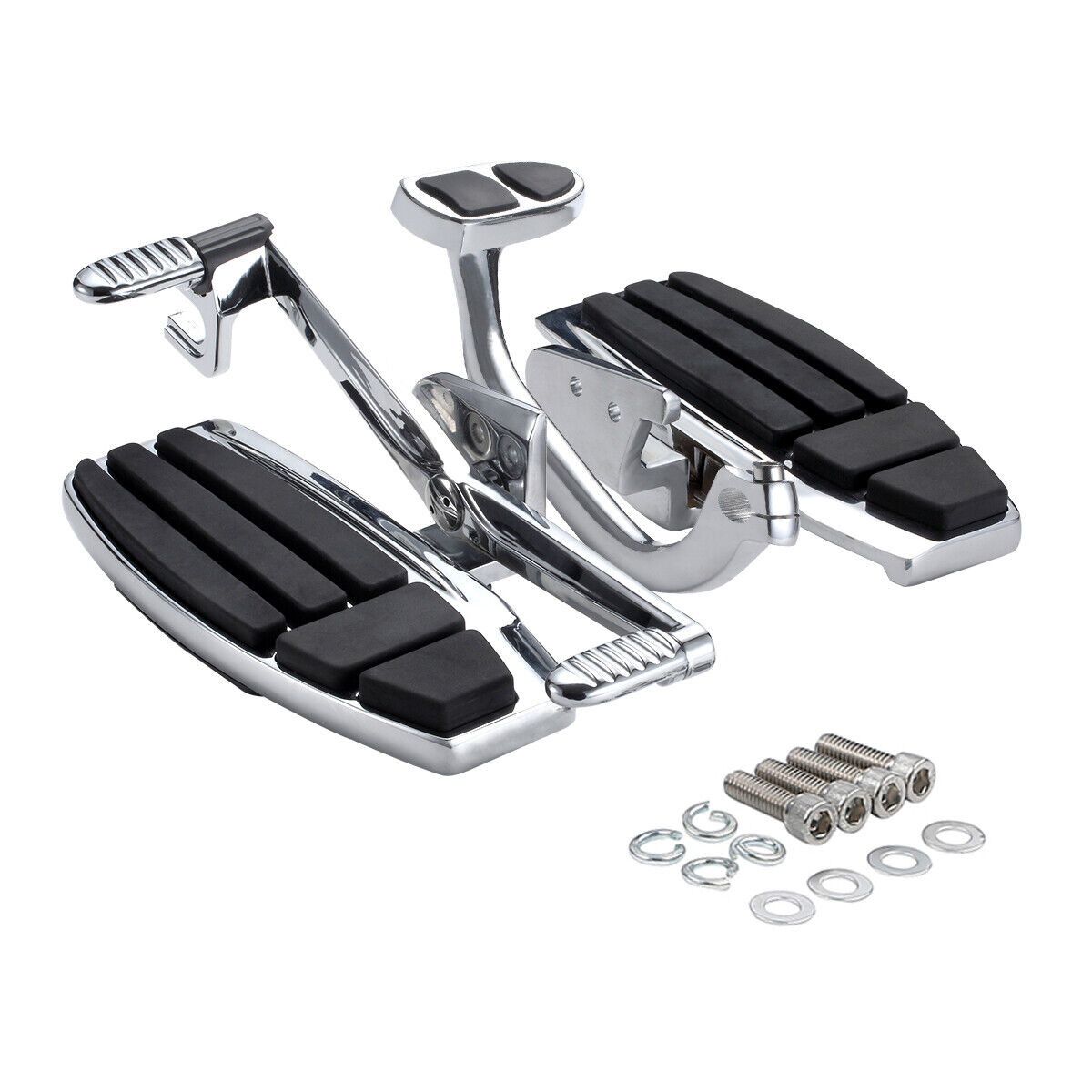 Chrome Driver Footboard Floorboard Fit For Honda Goldwing 1800 2001-17 Valkyrie