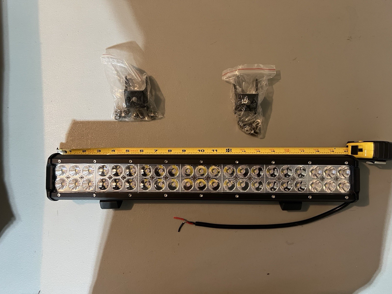 Nilight 20 Inch LED Dual Row Light Bar Complete With Hardware New Open Box