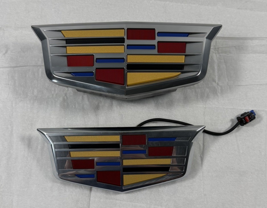 2025-2026  New Cadillac Escalade ESV LED Illuminated Front & Rear Emblem GM OEM