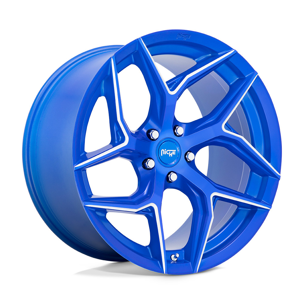 20x9 Niche M268 Torsion Anodized Blue Milled Wheel 5x120 (35mm)