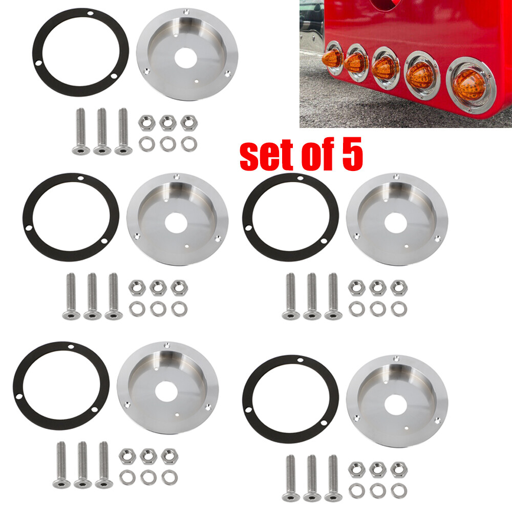 Watermelon Stainless Bunk Light Adapter KIT ONLY - LIGHT NOT INCLUDED (5 SET)