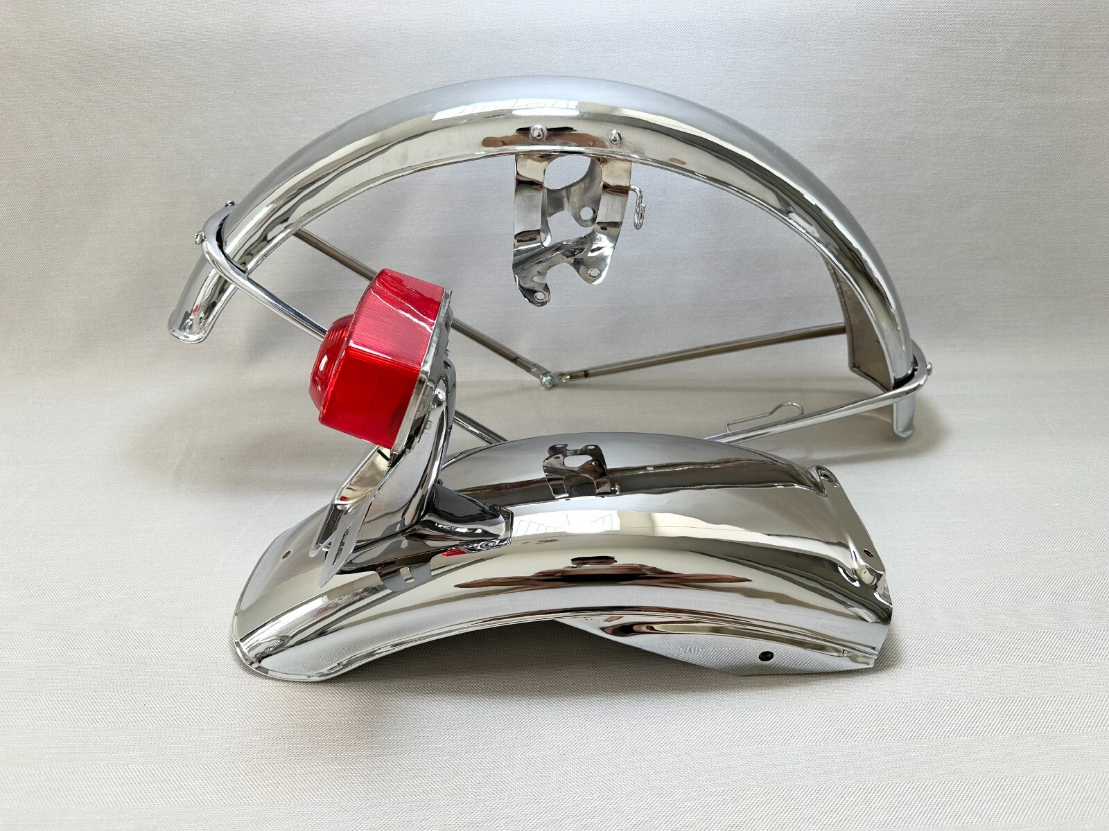 Honda CB500 1971-1973 Front & Rear Fender CB500 K Tail Light Bracket 4 Pieces.CB