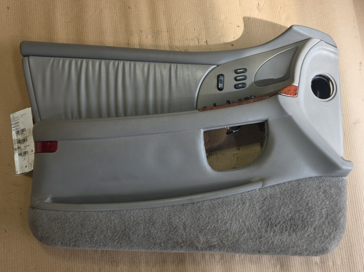 1997-2005 Park Avenue Front LH Left Driver Door Trim Panel Interior Card Gray