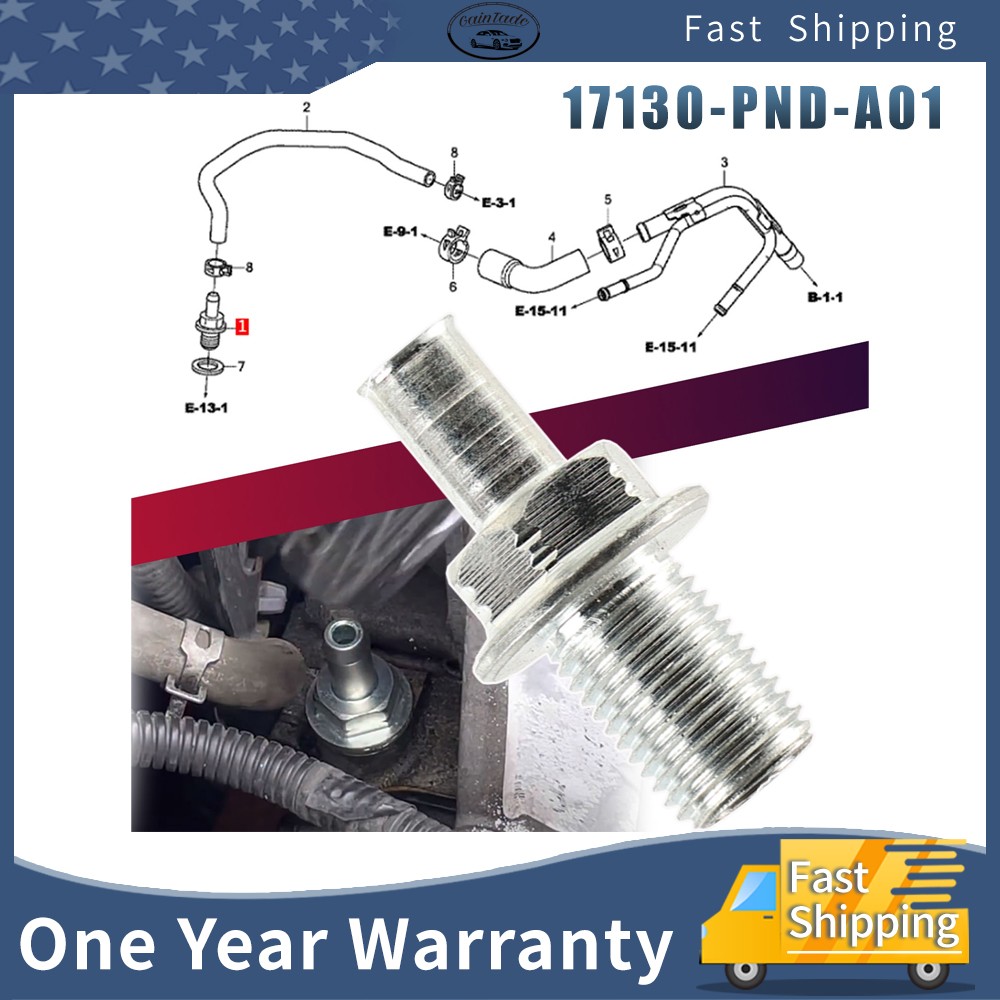 NEW PCV VALVE WITH WASHER For HONDA Civic CR-V 17130-PND-A01 94109-14000 USA