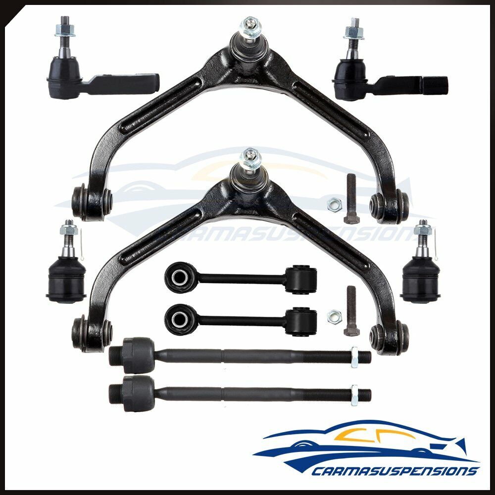 For 2002-2004 Jeep Liberty 10x Front Suspension Kit Control Arms Sway Bars Kit