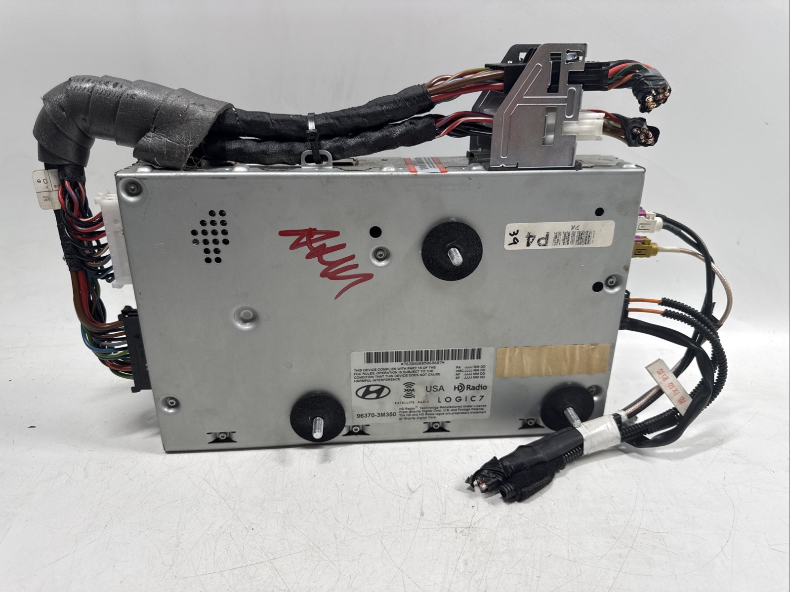 09-12 Hyundai Genesis Lexicon Logic7 Audio Amplifier OEM 96370-3M350 w/ Pigtails
