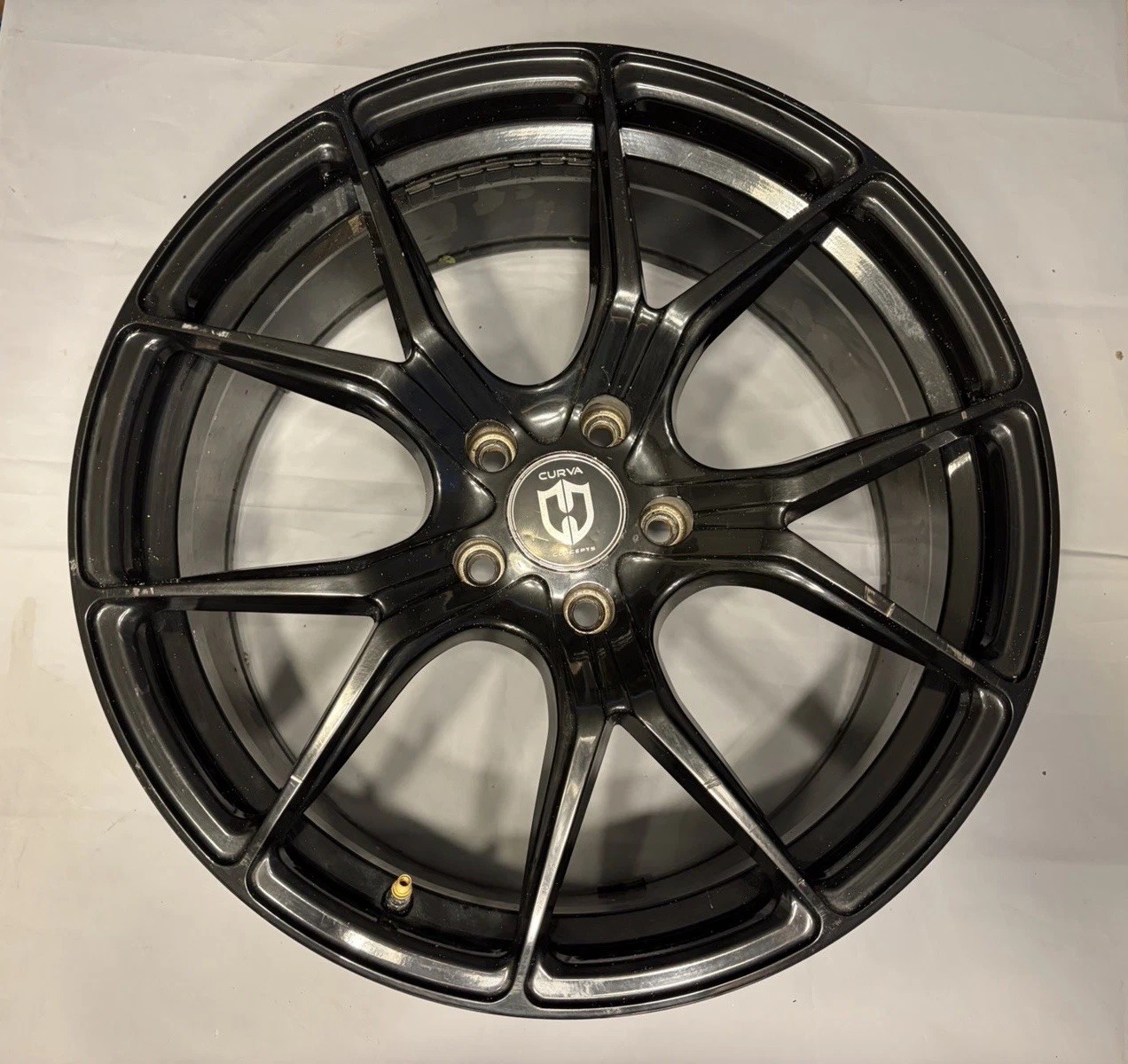 Curva Concepts CFF70 18x8 Wheel Rim 5x120 ET38 Gloss Black Single Rim | Wheel