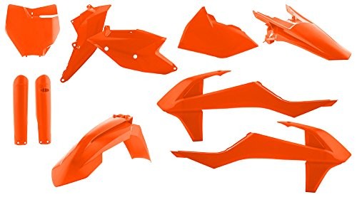 Acerbis Full Plastic Kit (2421065226) Original Orange  KTM 250-450 SX/XC 2016-18
