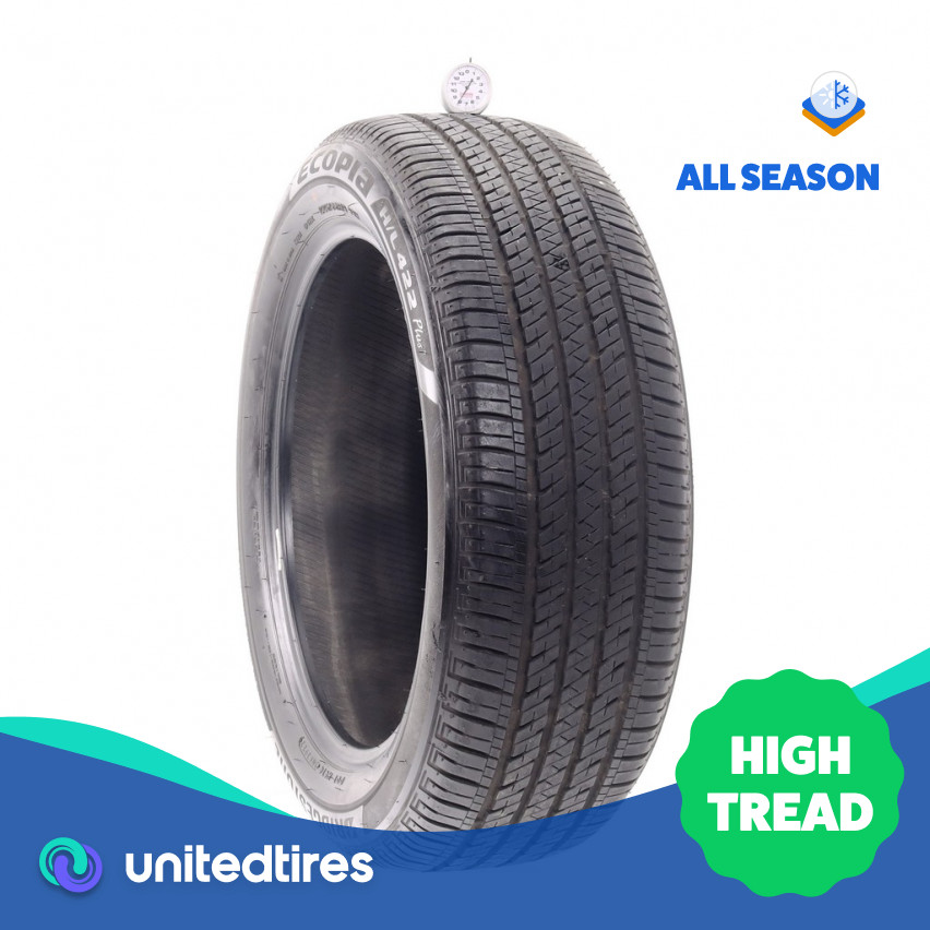 Used 225/55R19 Bridgestone Ecopia H/L 422 Plus 99H - 8/32 - Tire