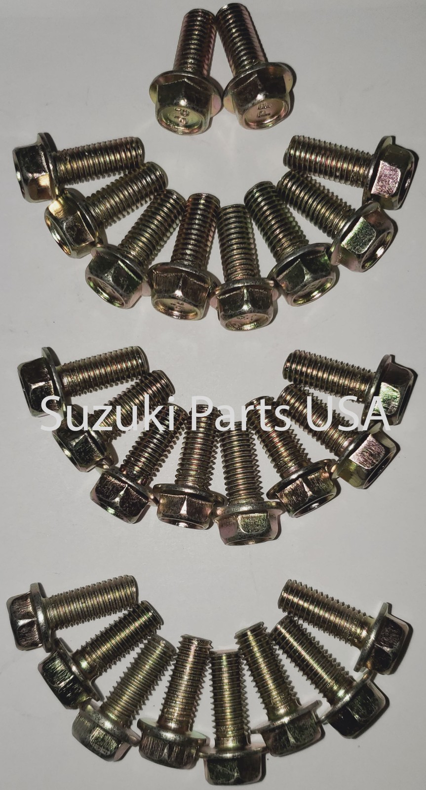 QTY26 - DOOR / TAILGATE HINGE BOLTS / SCREW REPLACEMENT - SAMURAI '80-'95