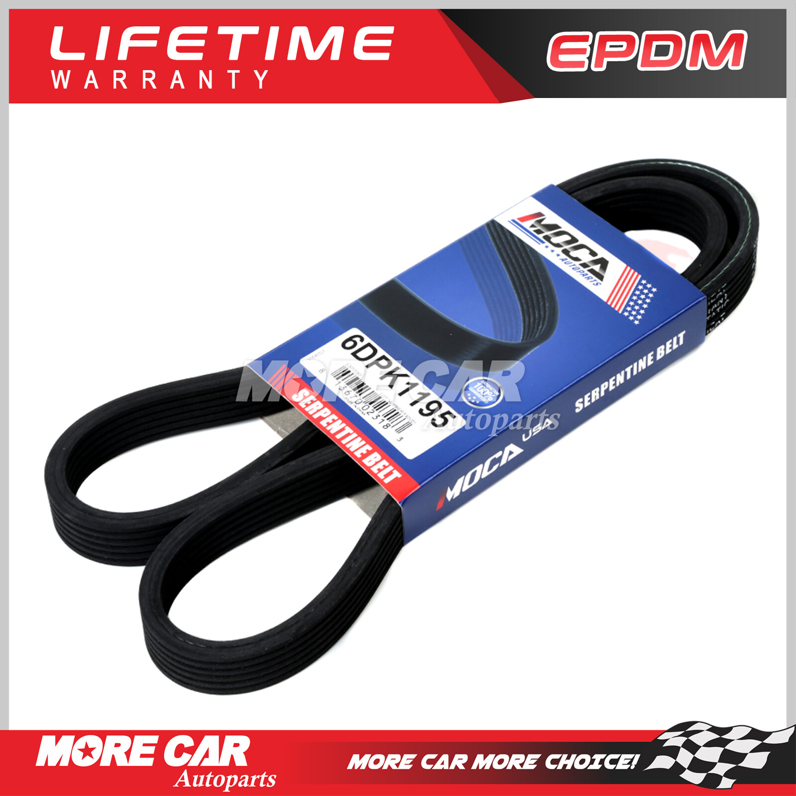 EPDM Serpentine Belt for Audi TT Quattro Volkswagen Beetle Golf Jetta 6DPK1195 EPDM Serpentine Belt for Audi TT Quattro Volkswagen Beetle Golf Jetta 6DPK1195