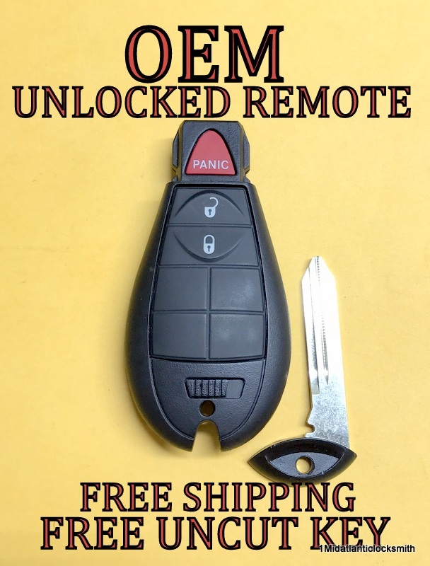 OEM 2013 2014 2015 2016 2017 18-24 RAM 1500 2500 KEY REMOTE FOB FOBIK GQ4-53T