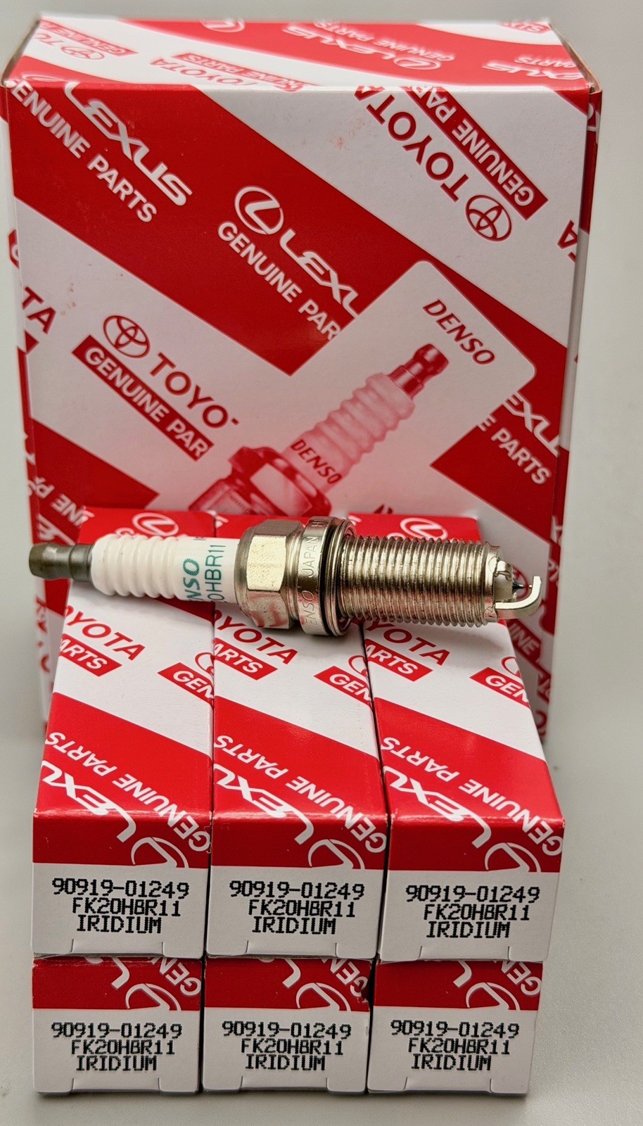 6Pcs Genuine Denso Iridium Spark Plugs OEM 90919-01249 For Lexus IS GS LS RC 6Pcs Genuine Denso Iridium Spark Plugs OEM 90919-01249 For Lexus IS GS LS RC