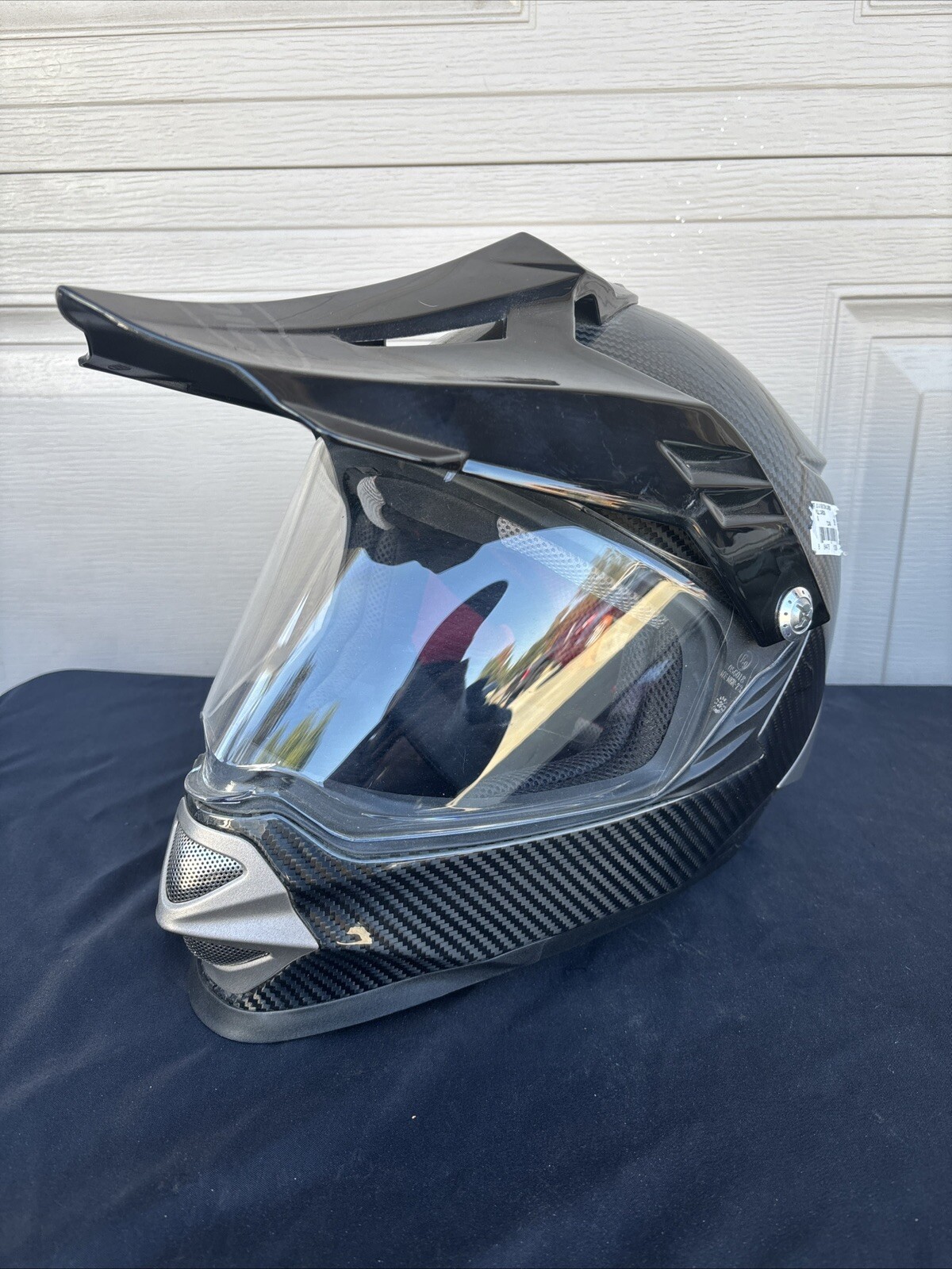 Carbon Fiber Sedici Avventura Helmet DOT ECER22-05 Size Small XXL