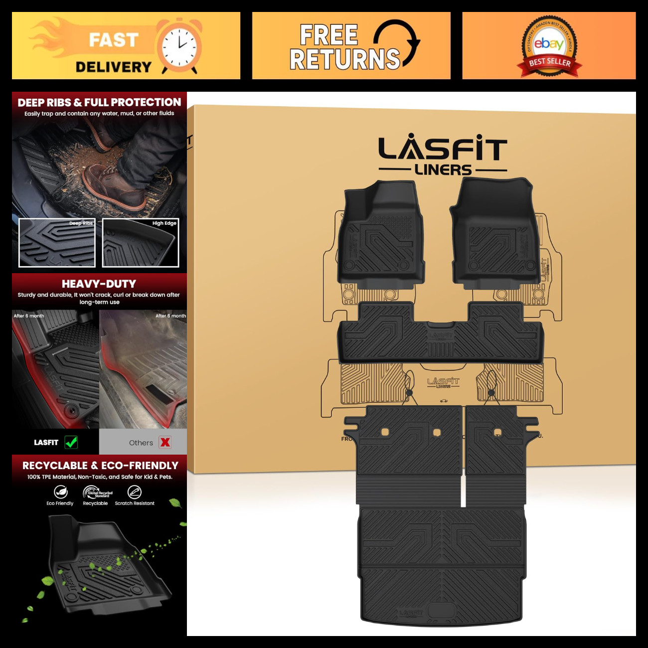 Custom Fit Floor Mats for Nissan Leaf 2026 | All-Weather Protection & Durability