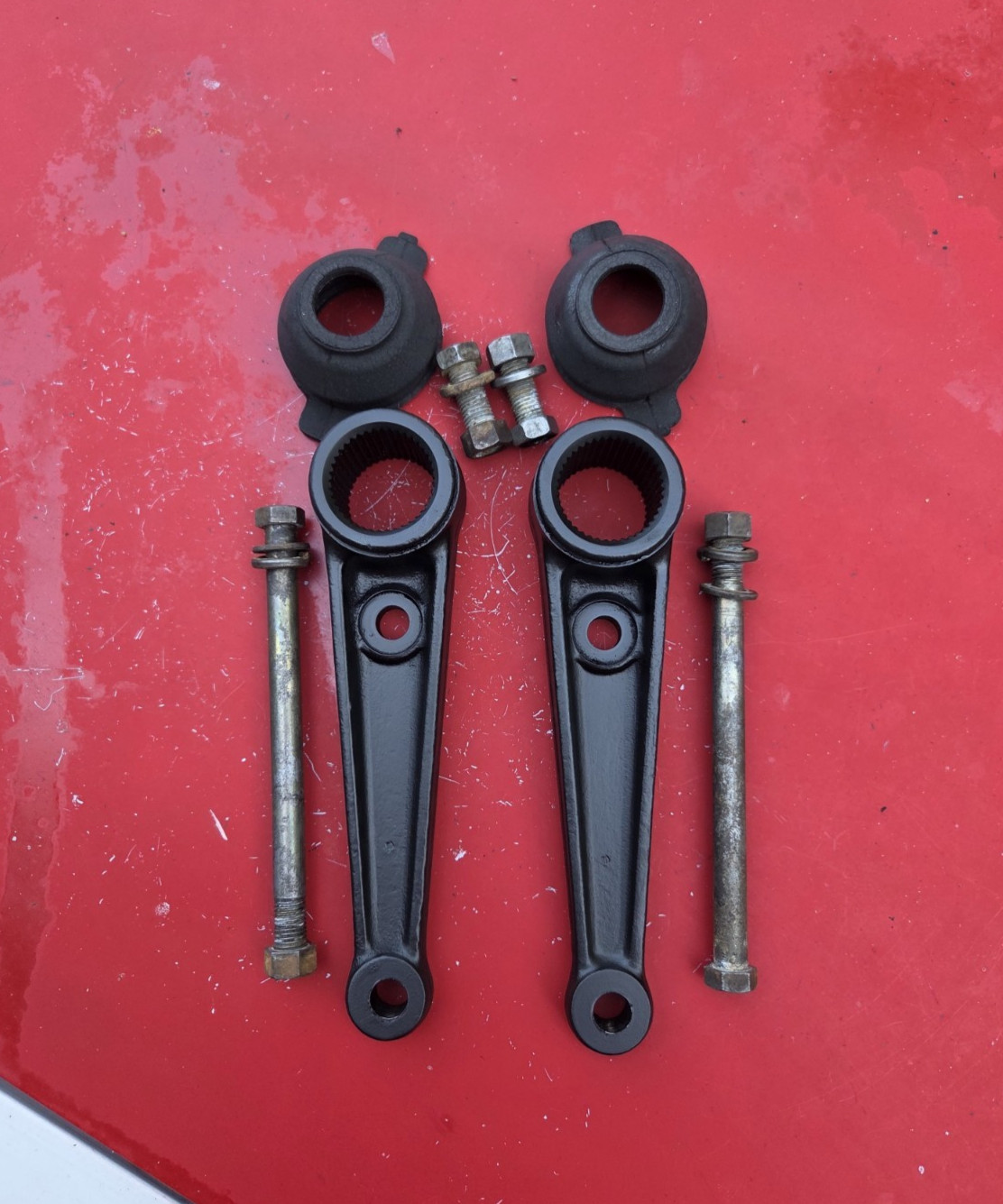 1979-83 Toyota Pickup Truck 2wd OEM Torsion Bar Front Arms Mounting Bracket Set