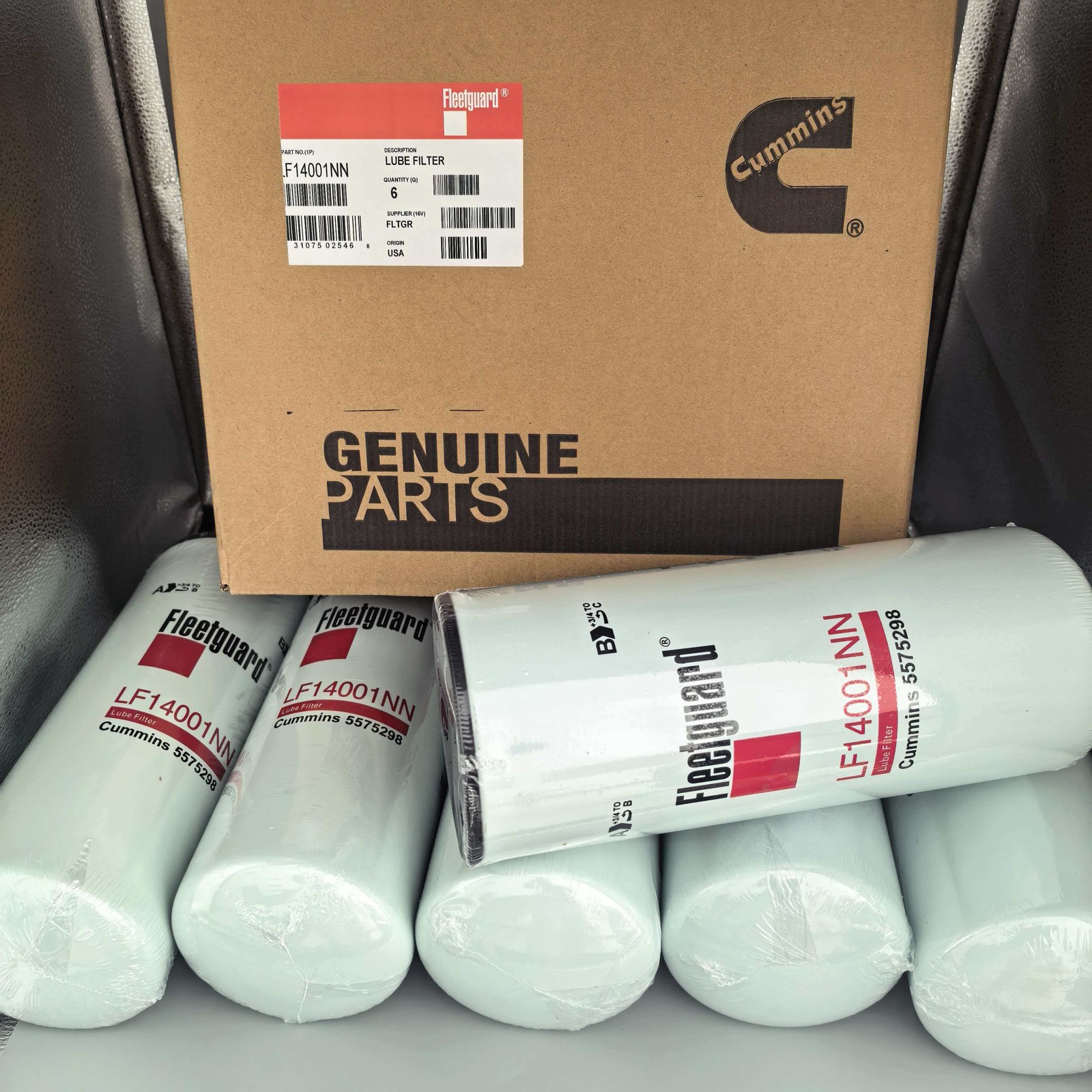 NEW 6Pcs LF14001NN Oil Filter For Fleetguard Cummins X15 Engine 5575298