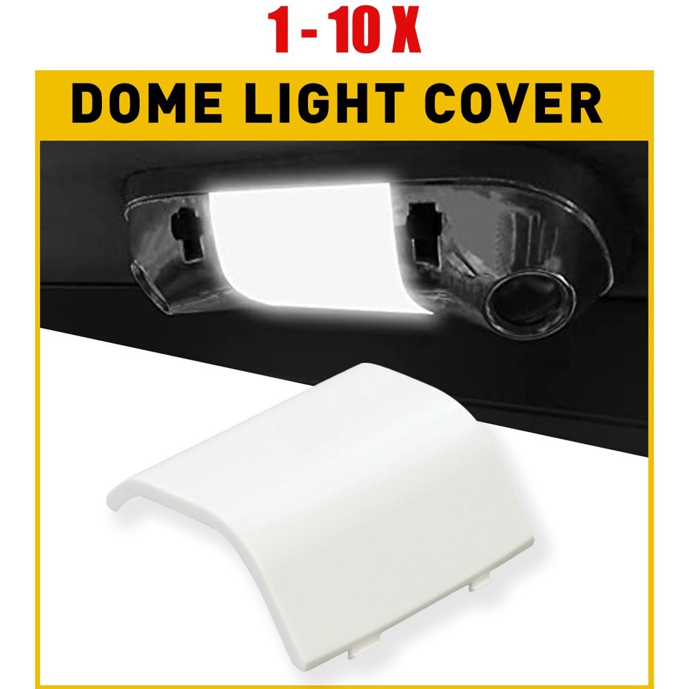 1-10 Roof Dome Light White Lens Cover Cap for 1981-1986 Ford Mustang Thunderbird