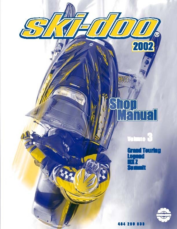Ski-Doo service shop manual 2002 MX Z X 600/700/800 & 2002 MX Z FAN 380/500
