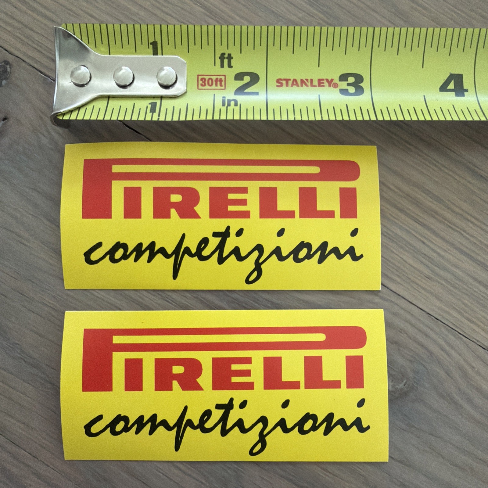 (2) Pirelli Competizione Stickers