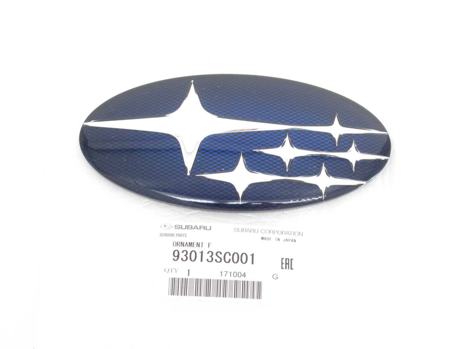 Genuine OEM Subaru 93013SC001 Grille Emblem Badge Front Ornament Nameplate
