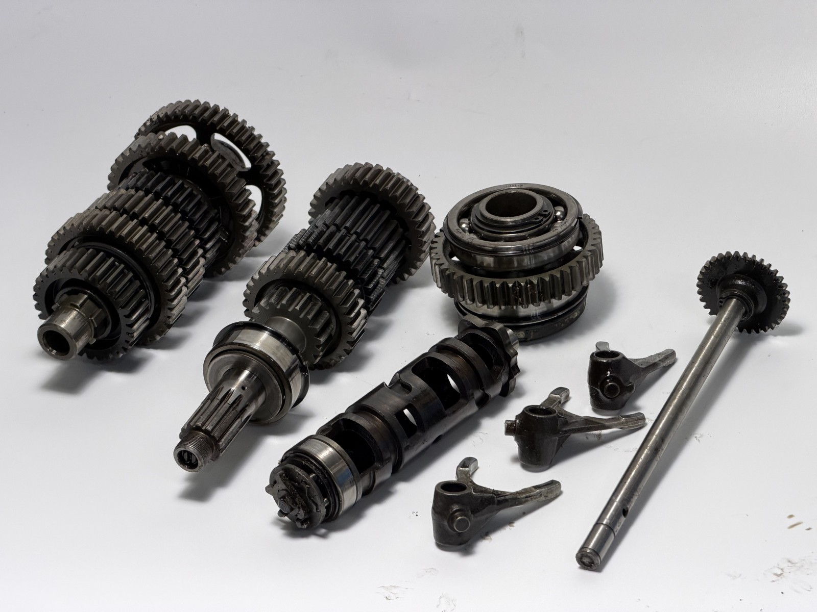1978-81 Yamaha XS1100 XS1100S Complete Transmission Gearset Shift Drum Forks