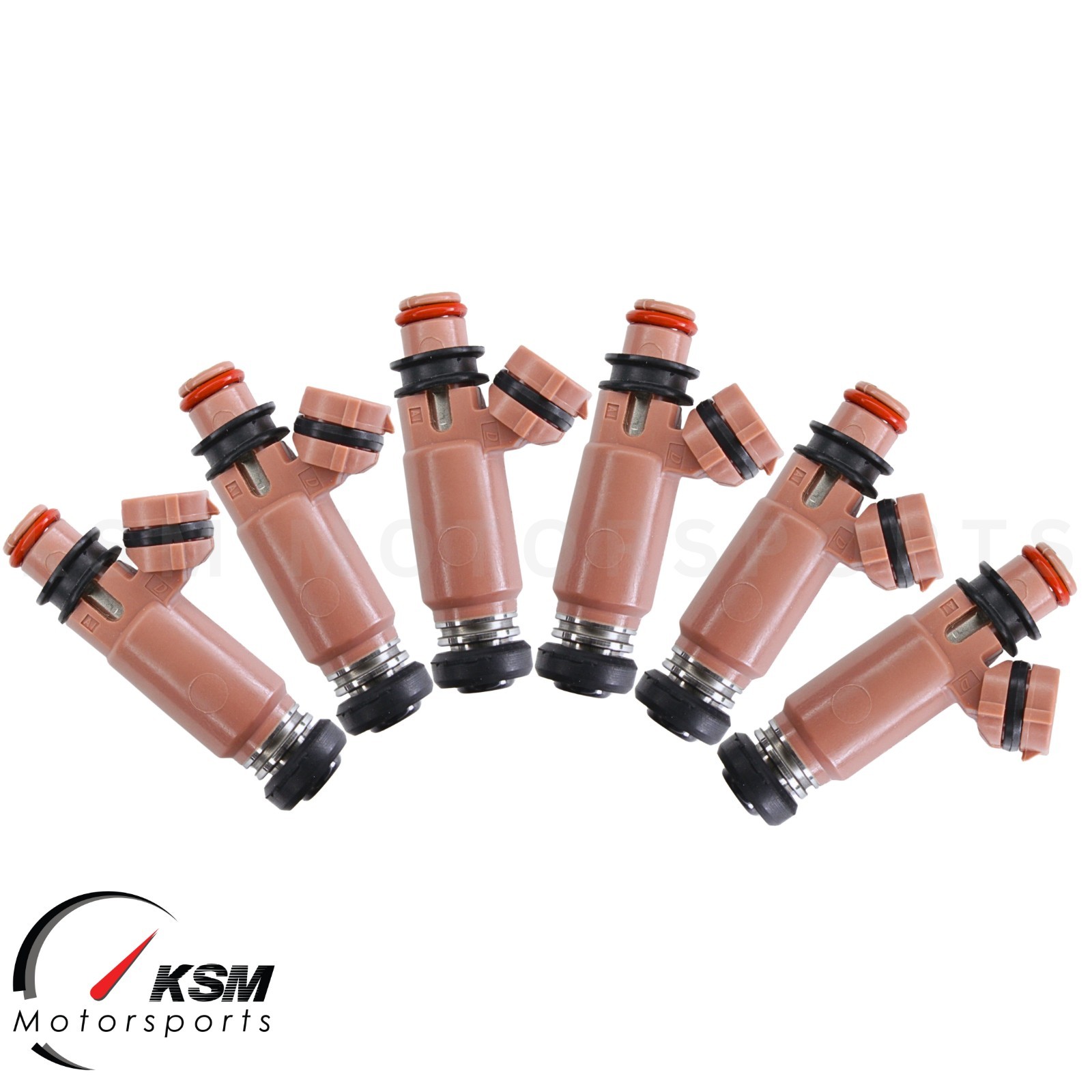 6 1400cc 133lb fit Denso Fuel Injectors for Subaru STi Mitsubishi Magna v6 Turbo