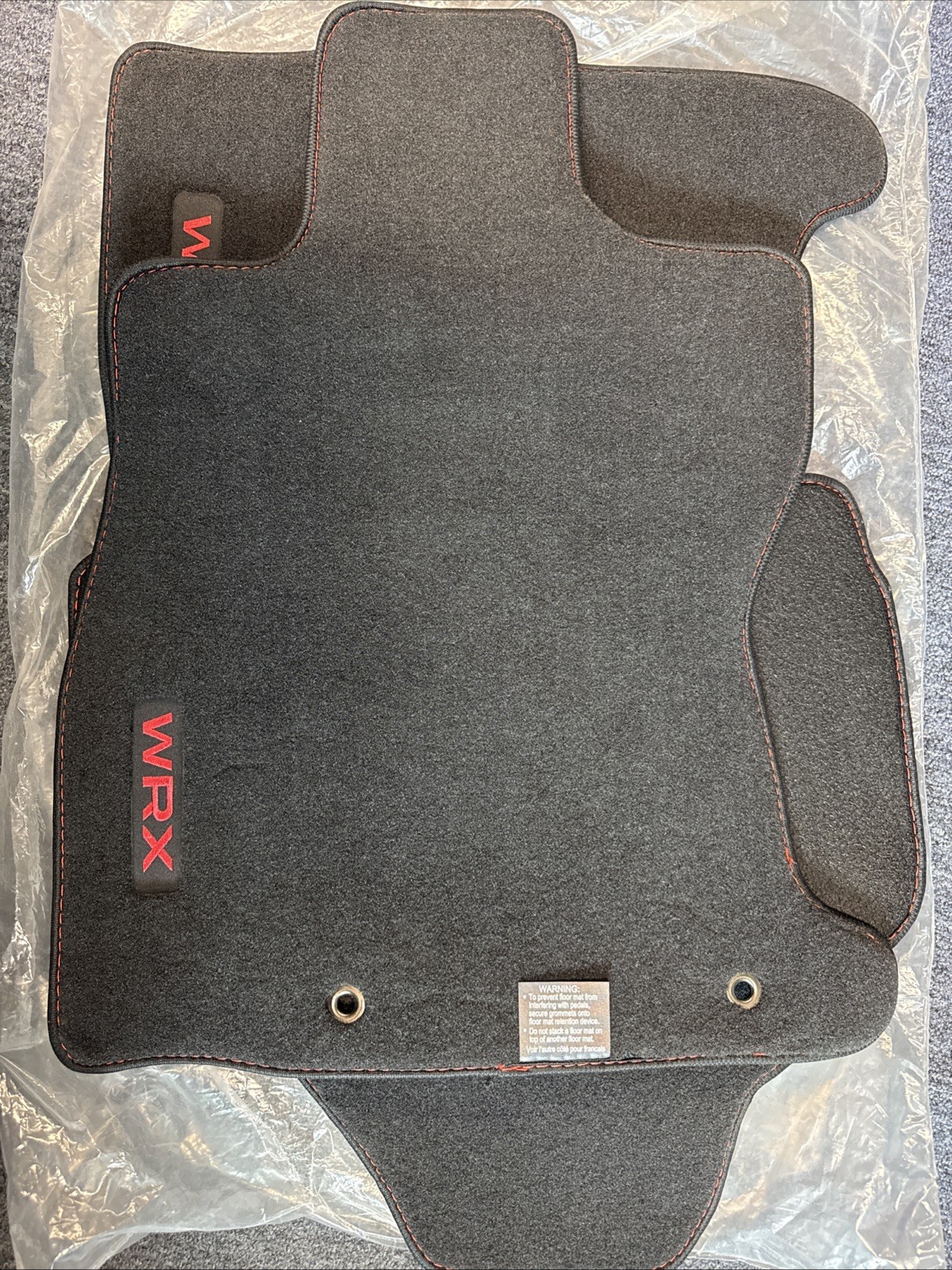 NEW 2022-2026 Subaru WRX Black Carpet Floor Mats Set Of 4 NEW 2022-2026 Subaru WRX Black Carpet Floor Mats Set Of 4