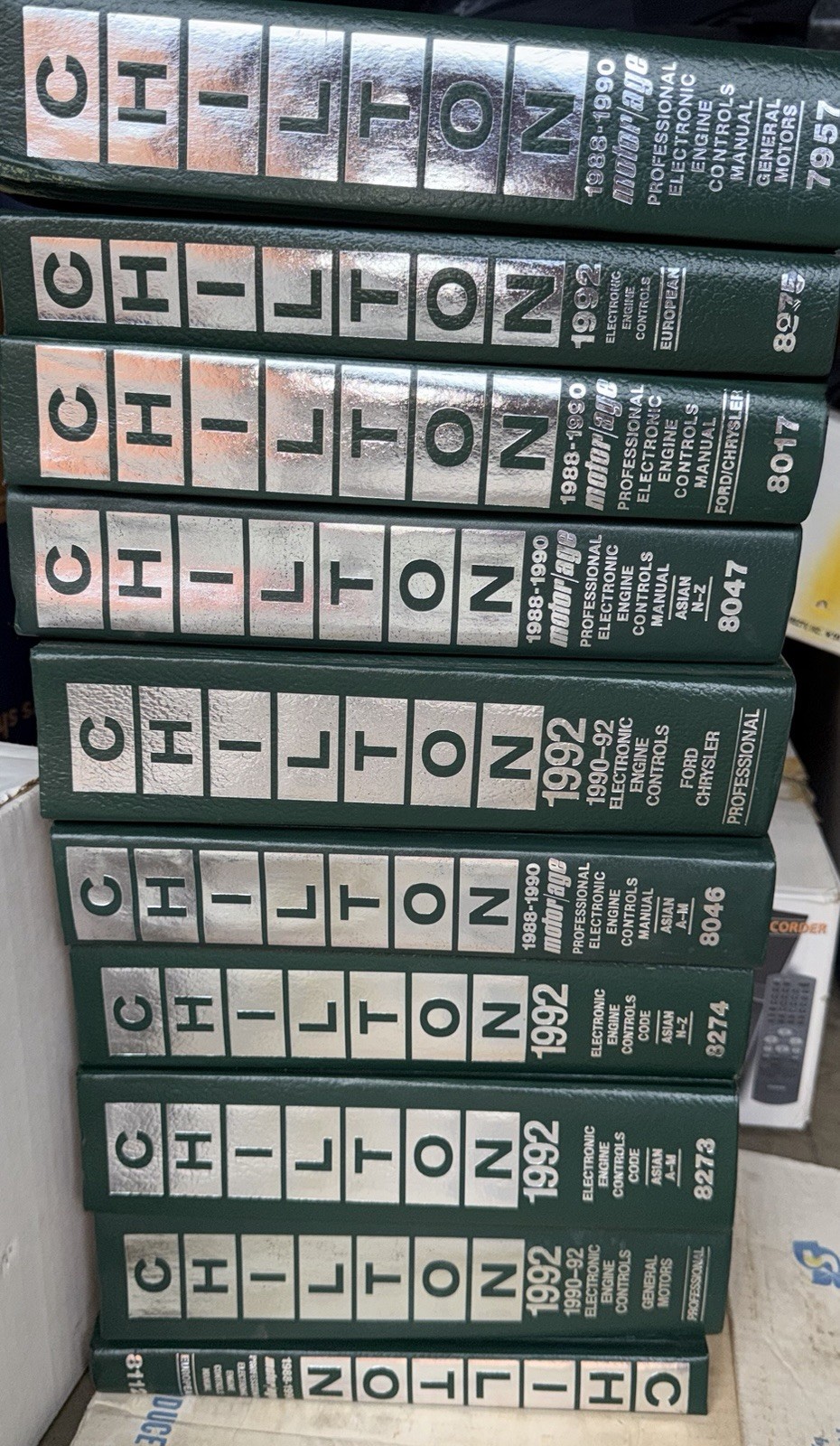 chilton auto repair manuals 10 Books chilton auto repair manuals 10 Books