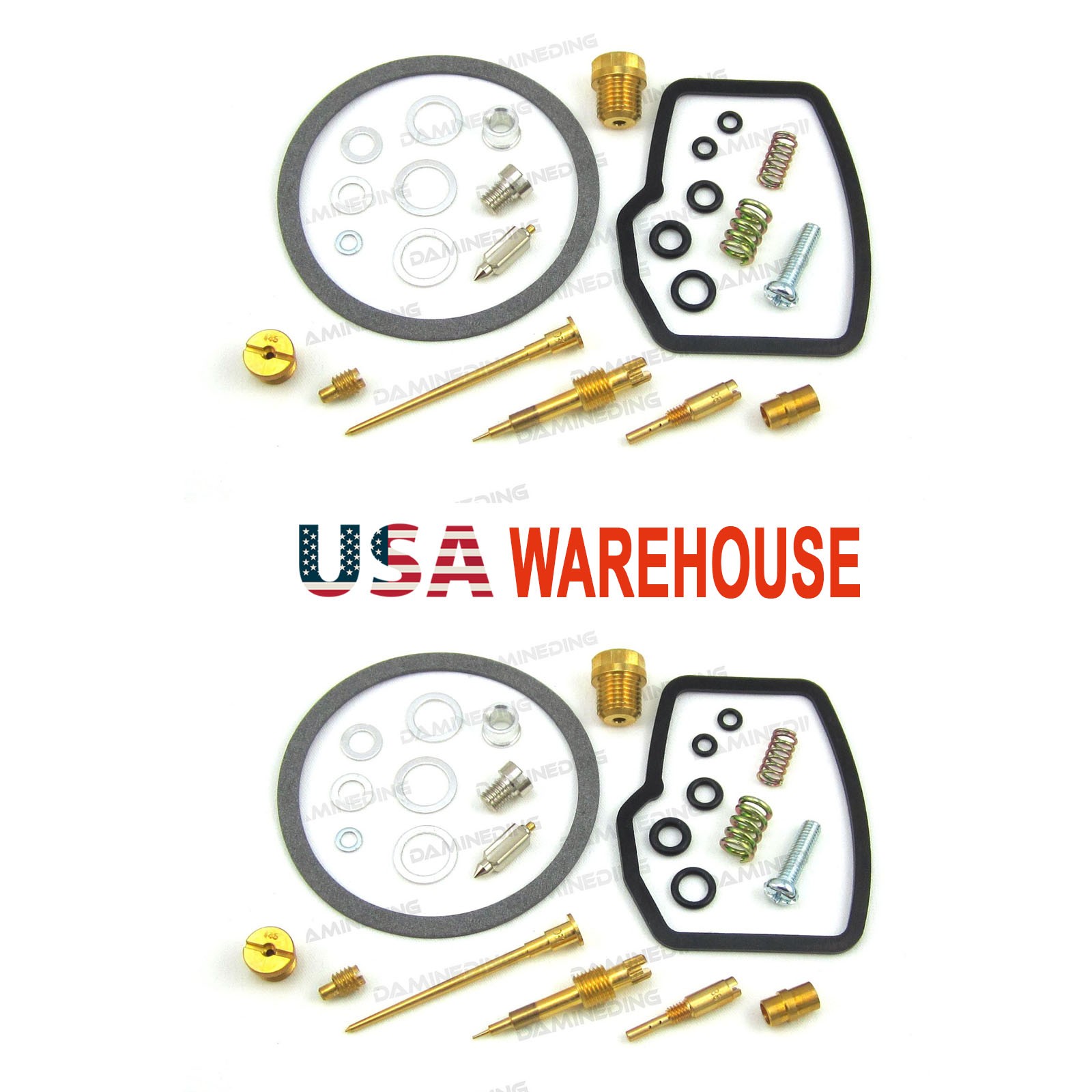 2 sets Carburetor Rebuild Carb Repair Kit CB500T CB500 CB 500 Twin DOHC US stock