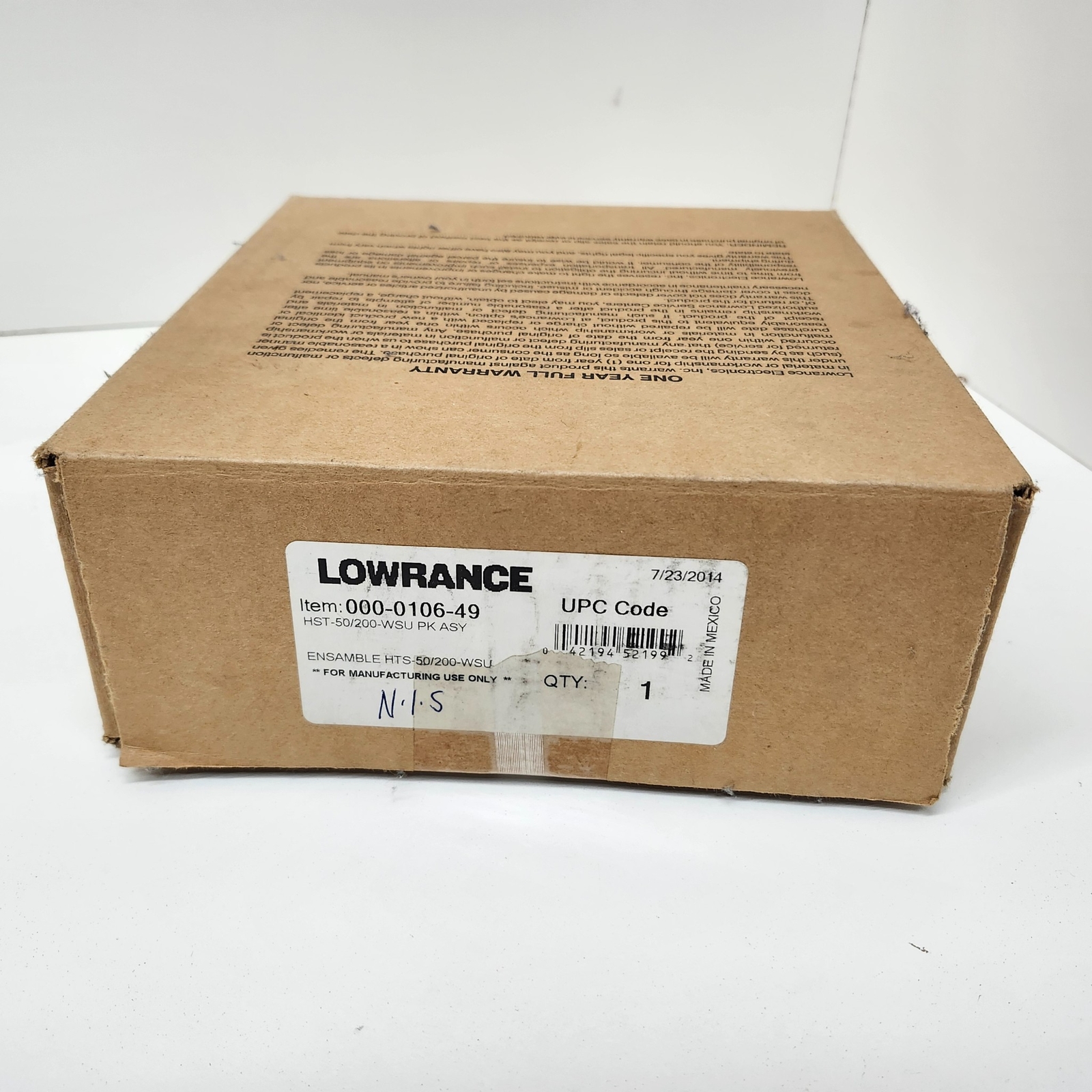 Lowrance Transducer HST WSU 50/200Khz 000-0106-49