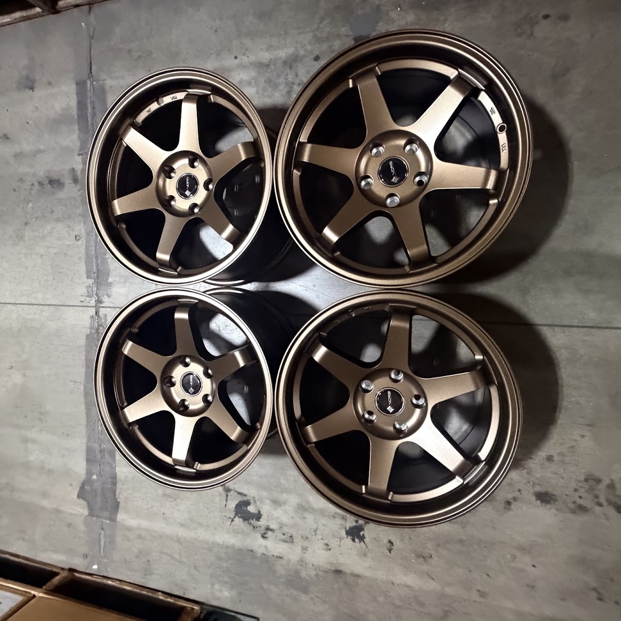 Used 17x9 Vors TR37 5x114.3 30 73.1 Bronze Wheels set-4 Used 17x9 Vors TR37 5x114.3 30 73.1 Bronze Wheels set-4
