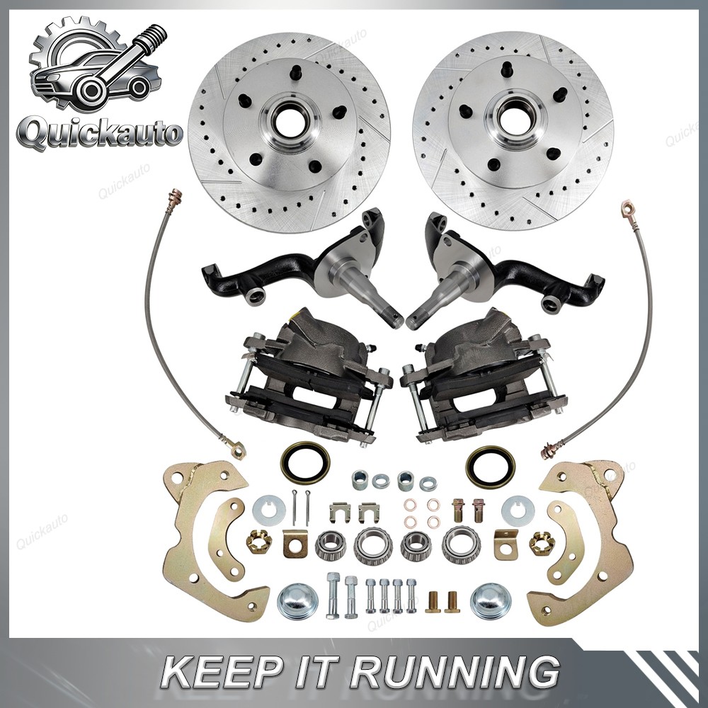 For Chevy Impala Belair Biscayne 1965-70 Stock Spindle Disc Brake Conversion Kit