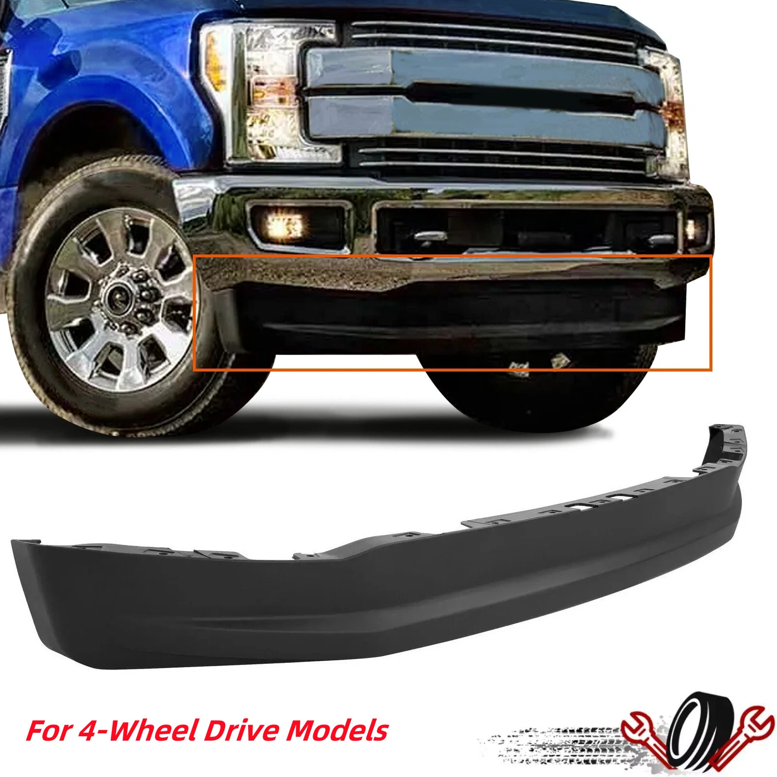 For Ford F-250 F-350 F-450 F-550 4WD 2017-2019 Front Lower Bumper Valance Panel For Ford F-250 F-350 F-450 F-550 4WD 2017-2019 Front Lower Bumper Valance Panel