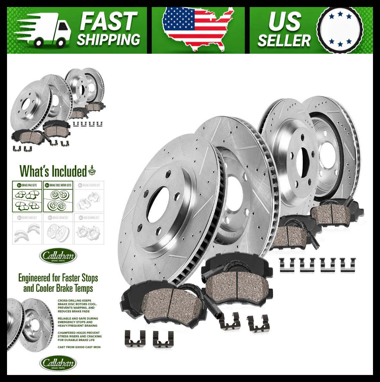 Callahan Front & Rear Brake Kit
