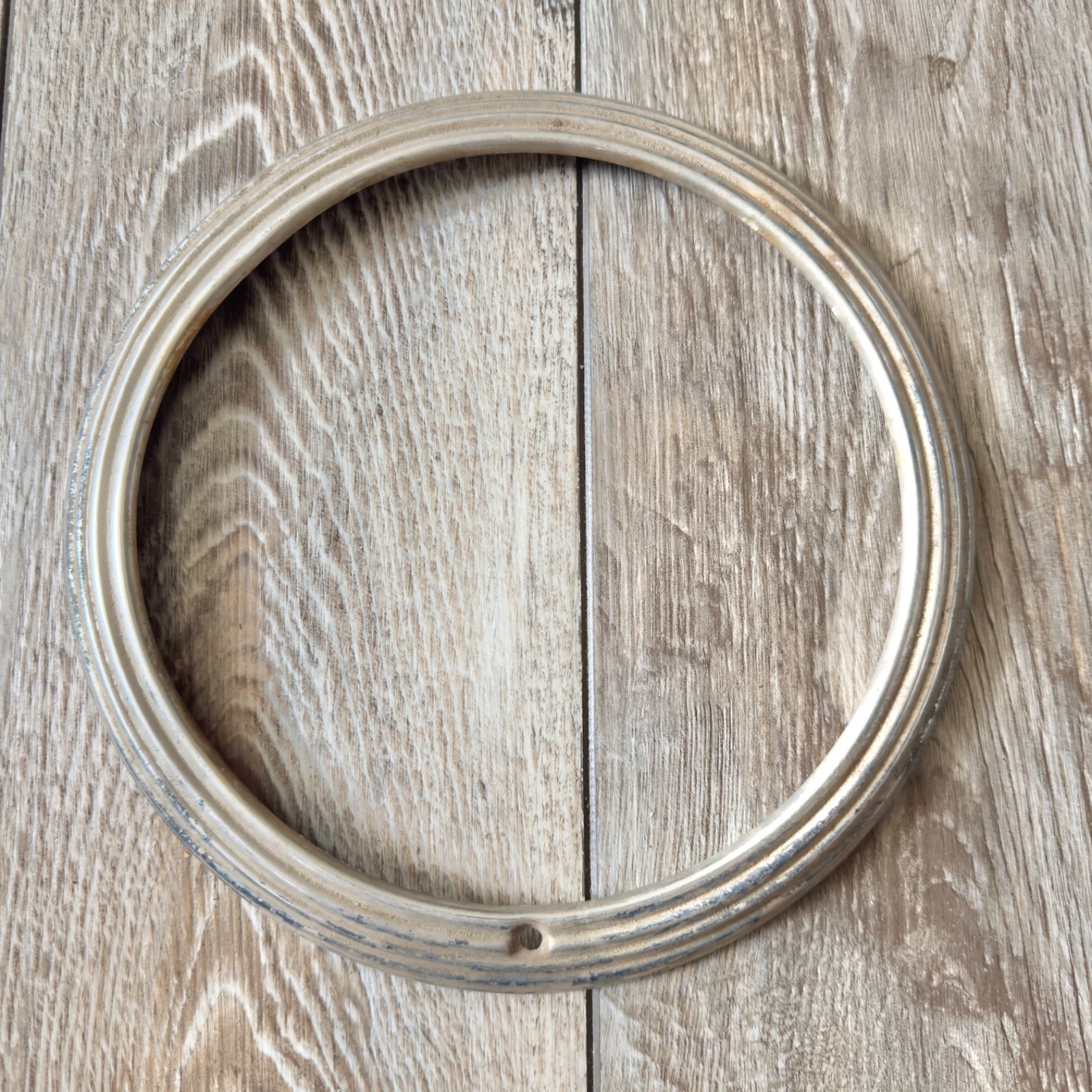 Vintage Antique Auto Car Round Ringed Headlight Trim Bezel Read