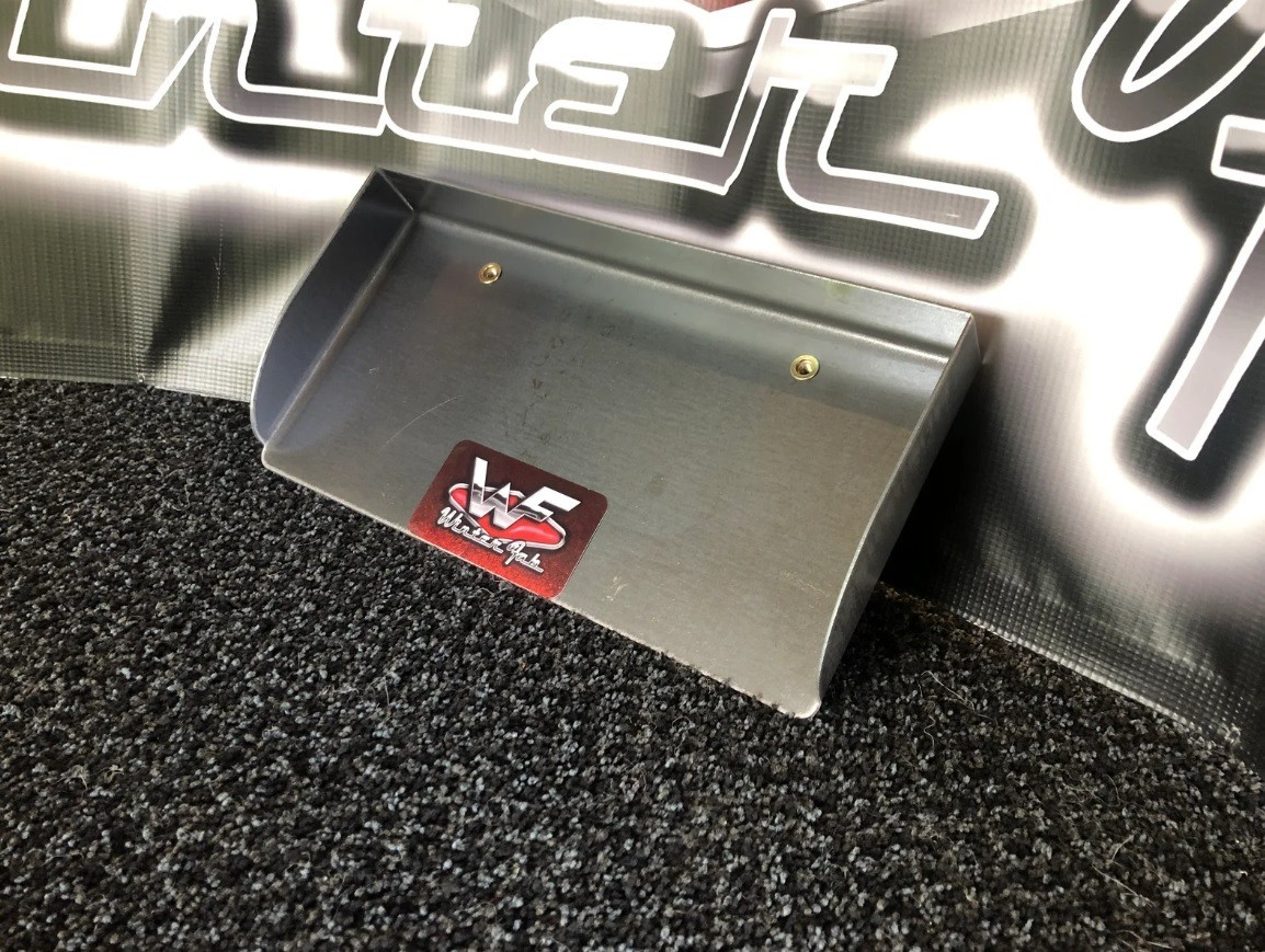 Three Sided Recessed License Plate Box - Frenched - Steel WinterFab