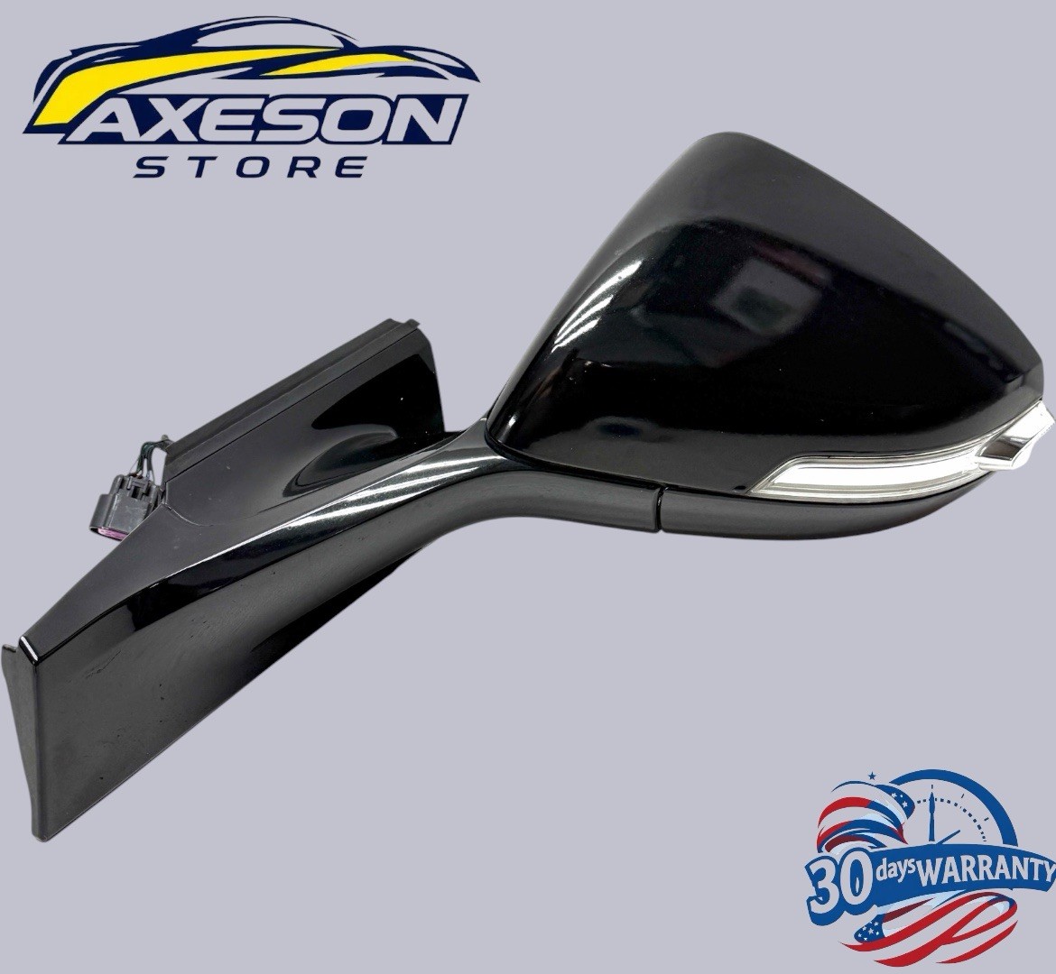 OEM 2011-2015 Chevrolet Chevy Volt Door Side Mirror Driver Left Black 22931855