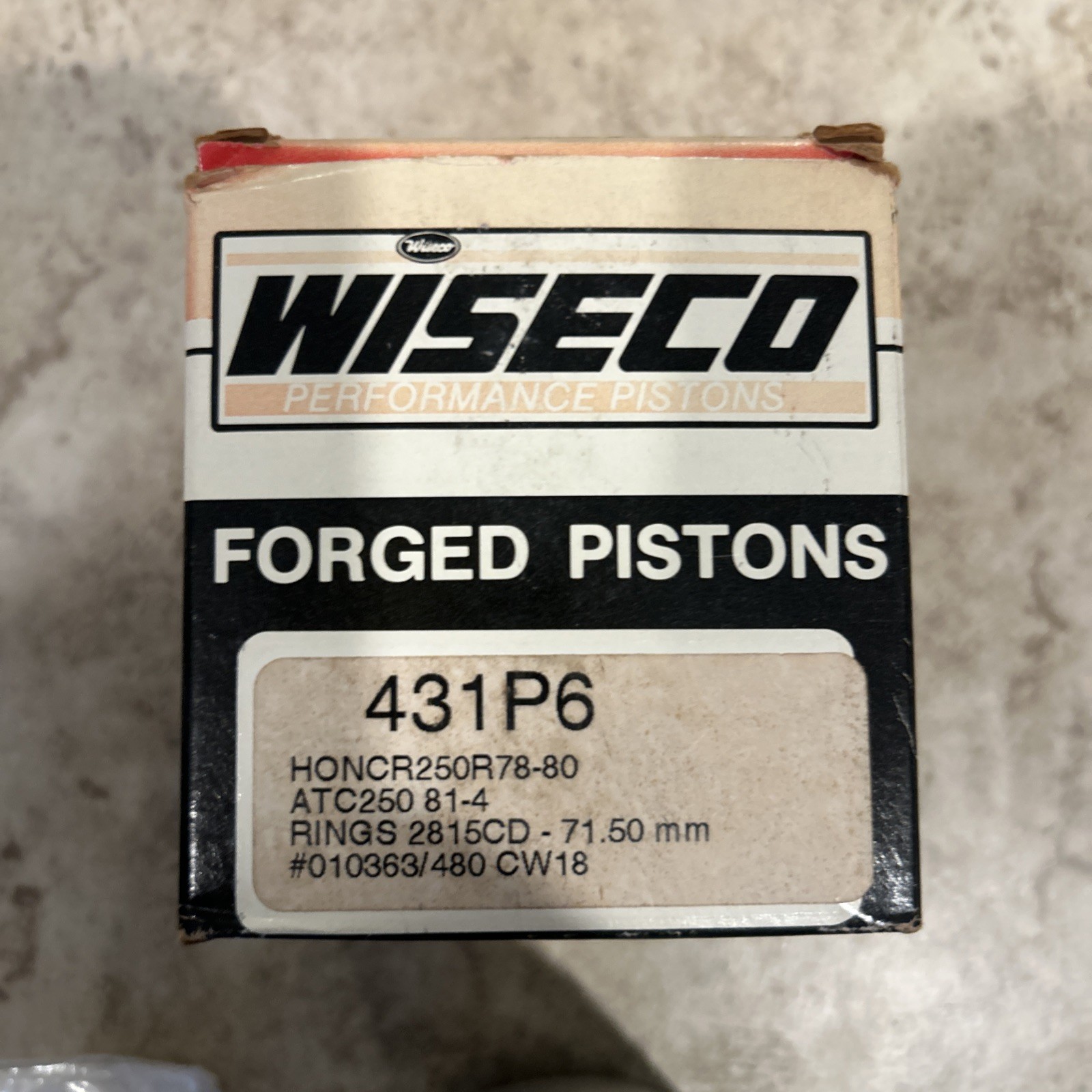 NOS Wiseco 431p6  Piston oversized 1.50 mm 71.50 mm bm7