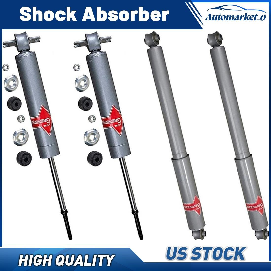 KYB Front Rear Shock Absorbers for 1985-1990 Chevrolet Astro 2.5L