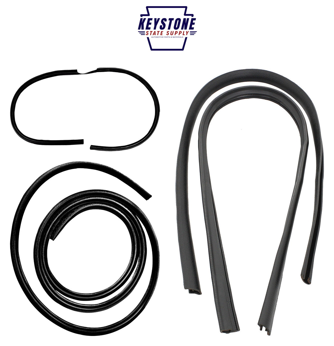 1968 1969 1970 1971 1972 Chevelle Headliner Trim Molding Kit Black
