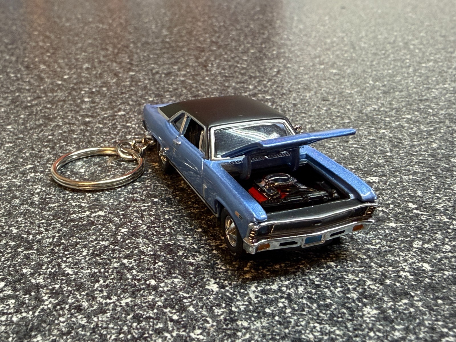 1969 Chevy Nova SS Keychain Blue Matchbox Hot Wheels 1969 Chevy Nova SS Keychain Blue Matchbox Hot Wheels