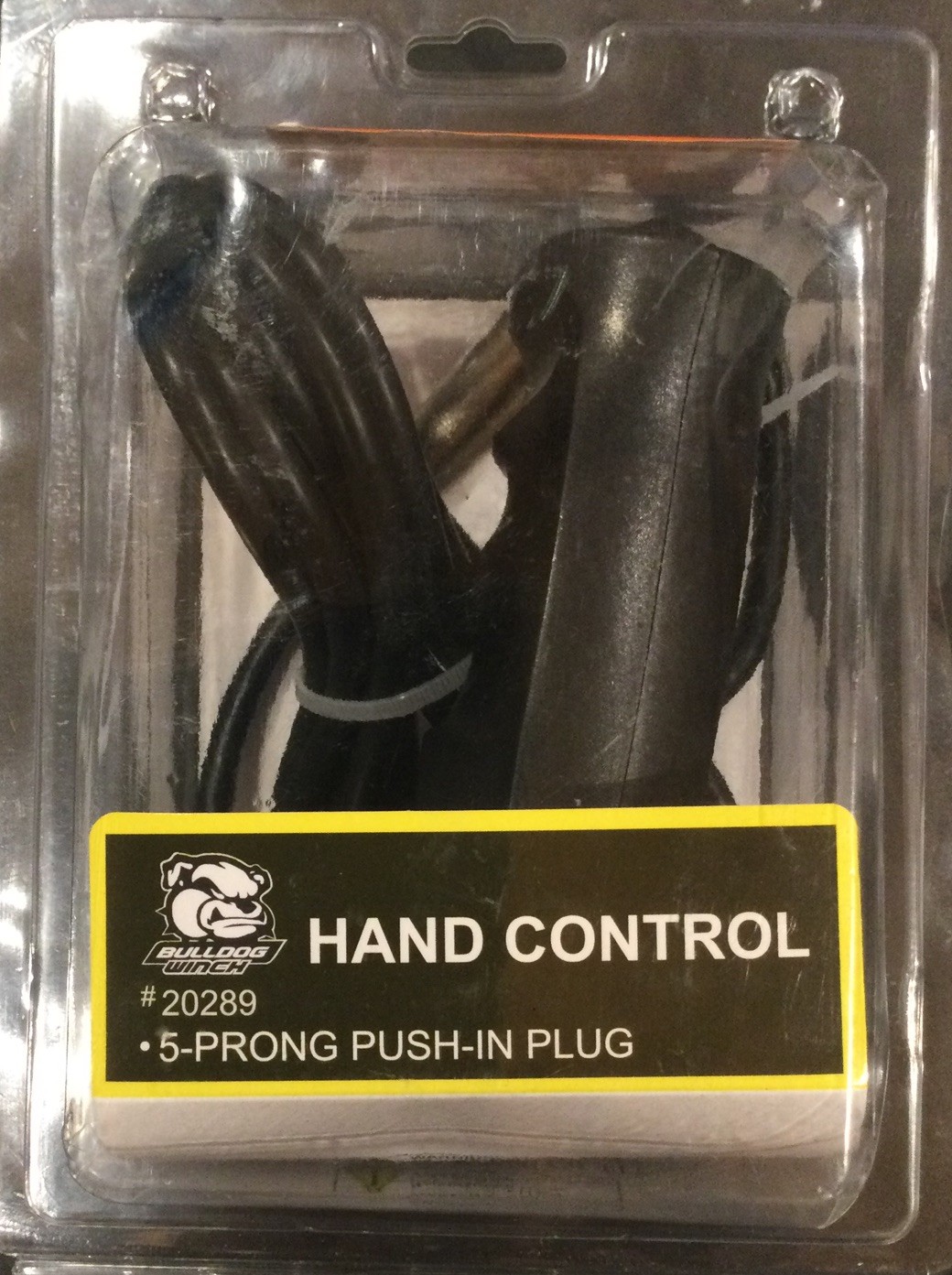 Bulldog Winches #20289 WINCH HAND CONTROL With 5 Prong Push In Plug Bulldog Winches #20289 WINCH HAND CONTROL With 5 Prong Push In Plug