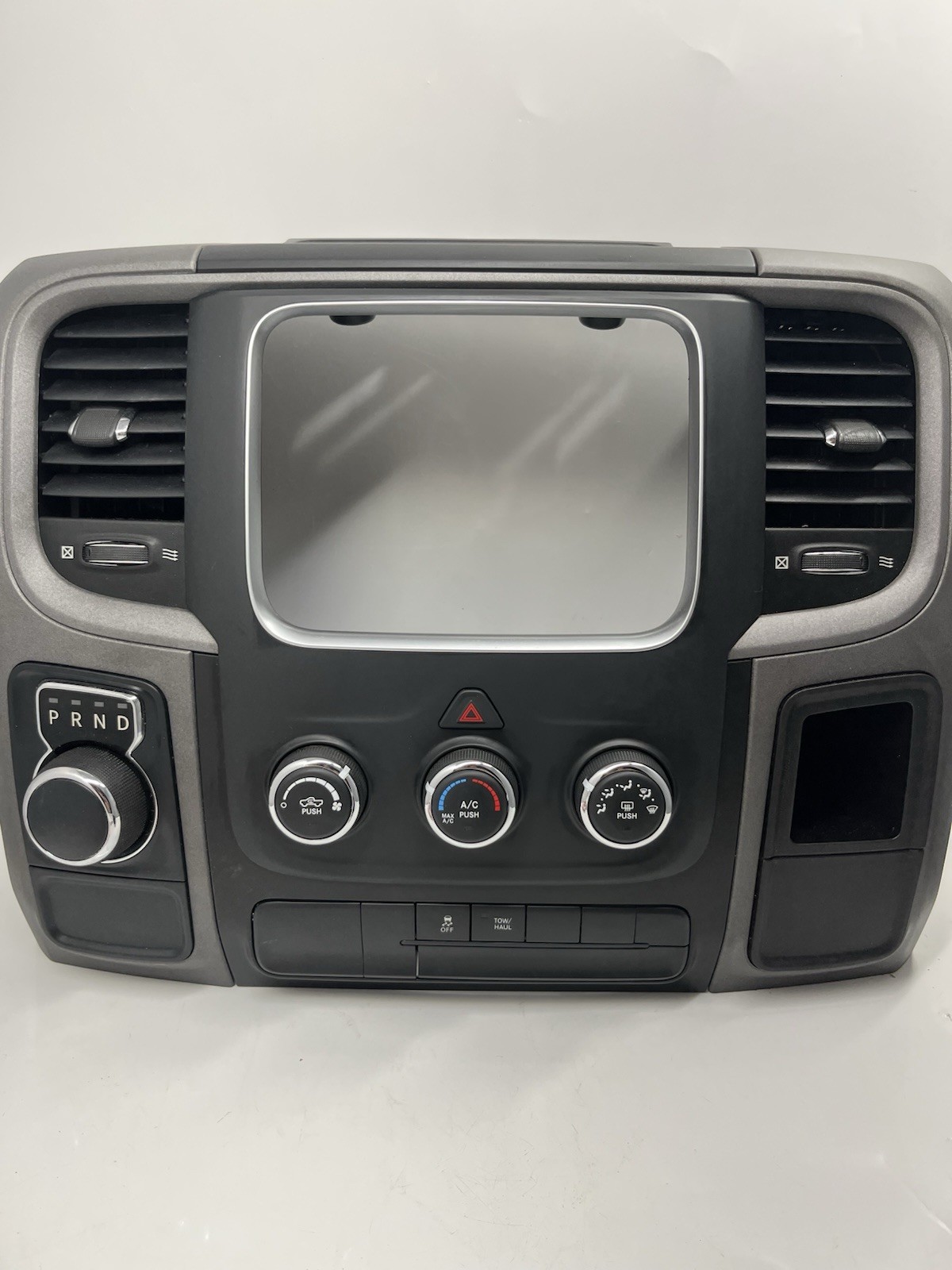 2013-2018 Dodge Ram 1500 Bezel With A/C Controls , Gear Shifter Knob Vents Grey