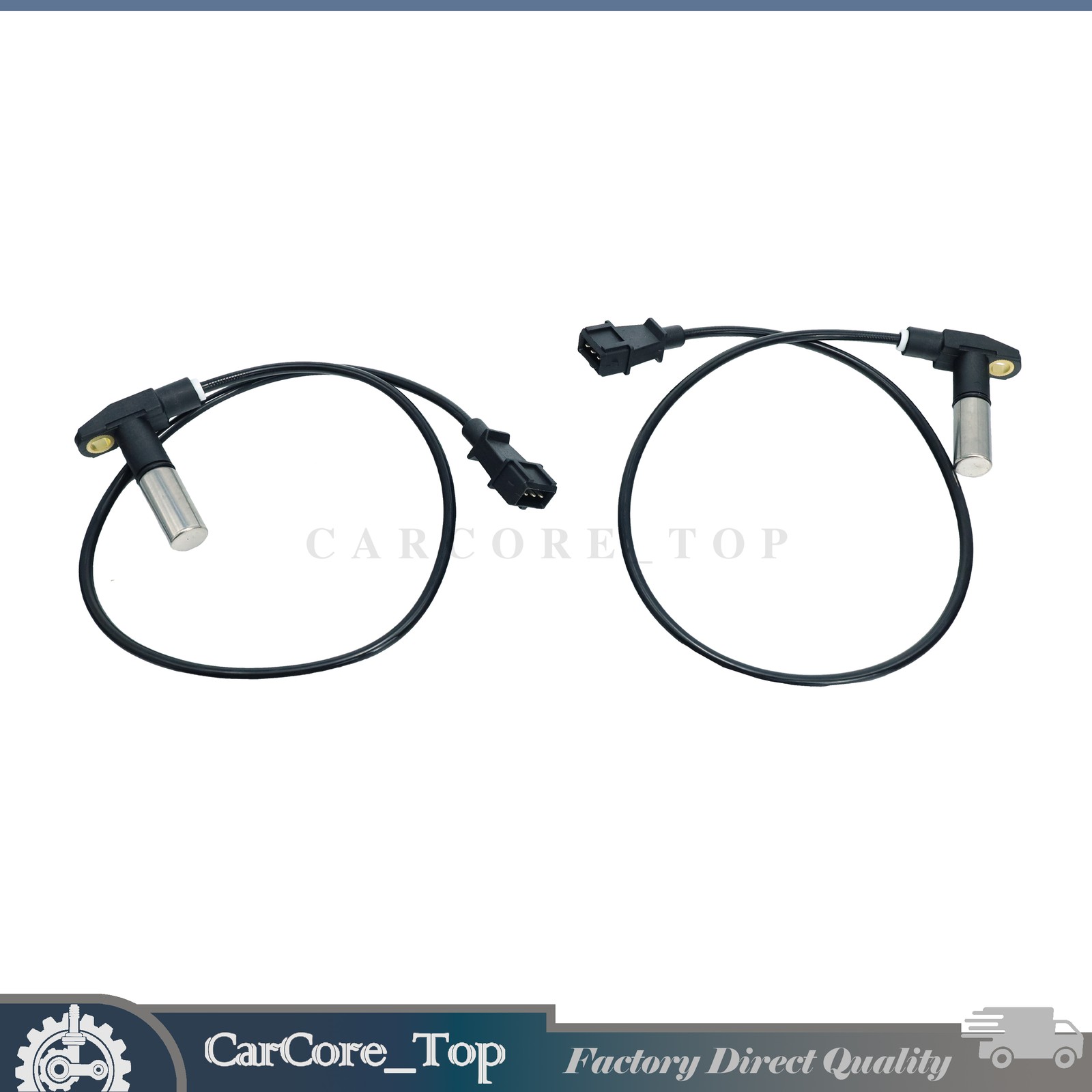 2PCS Crankshaft Position Reference Mark Crank Speed Sensor Fits Porsche 944 924