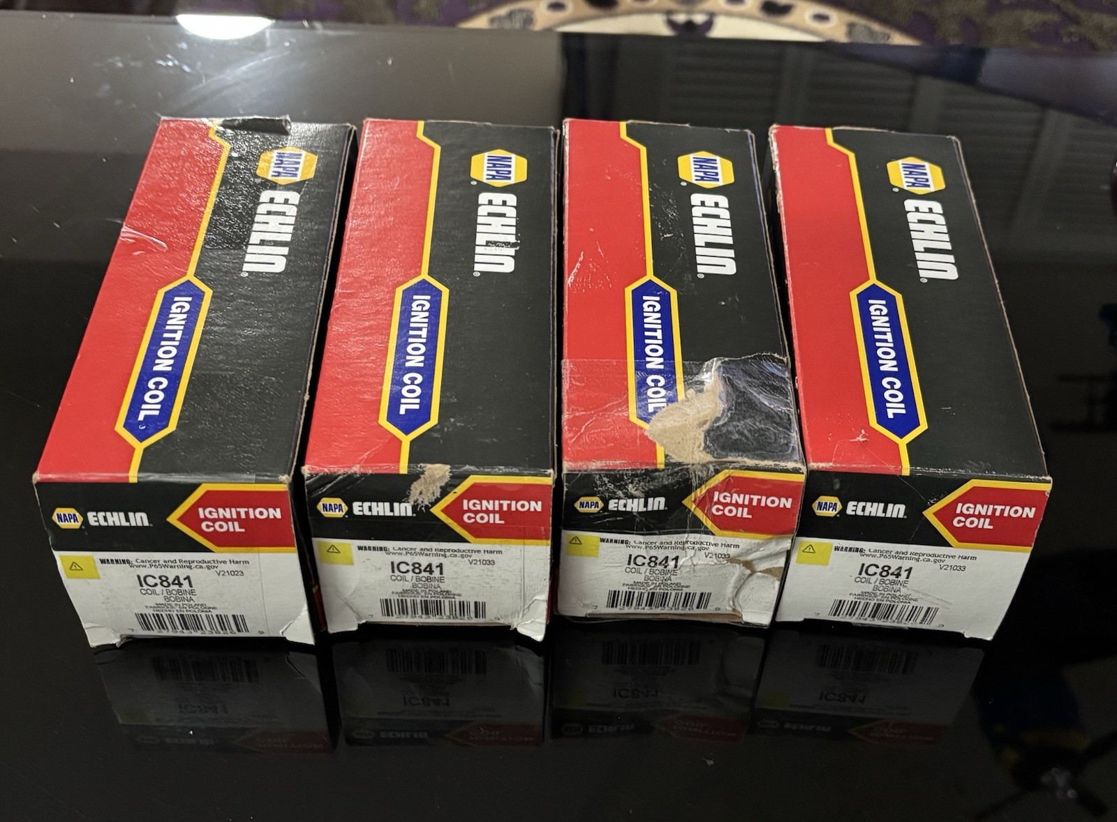 Napa Echlin Ignition Coils IC841 Pack of 4 Fits Ford 1.5 Turbo Charged Vehicles Napa Echlin Ignition Coils IC841 Pack of 4 Fits Ford 1.5 Turbo Charged Vehicles