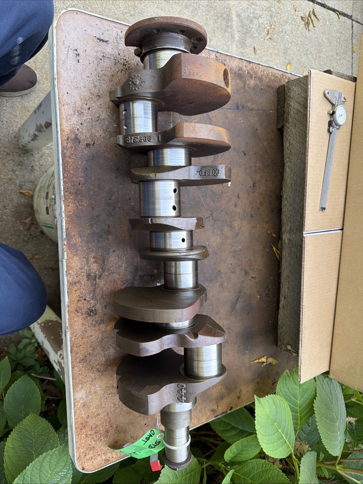 Original Big Block Mopar 440 Cast Crankshaft Chrysler Dodge Ply STD Mains/Rods Original Big Block Mopar 440 Cast Crankshaft Chrysler Dodge Ply STD Mains/Rods