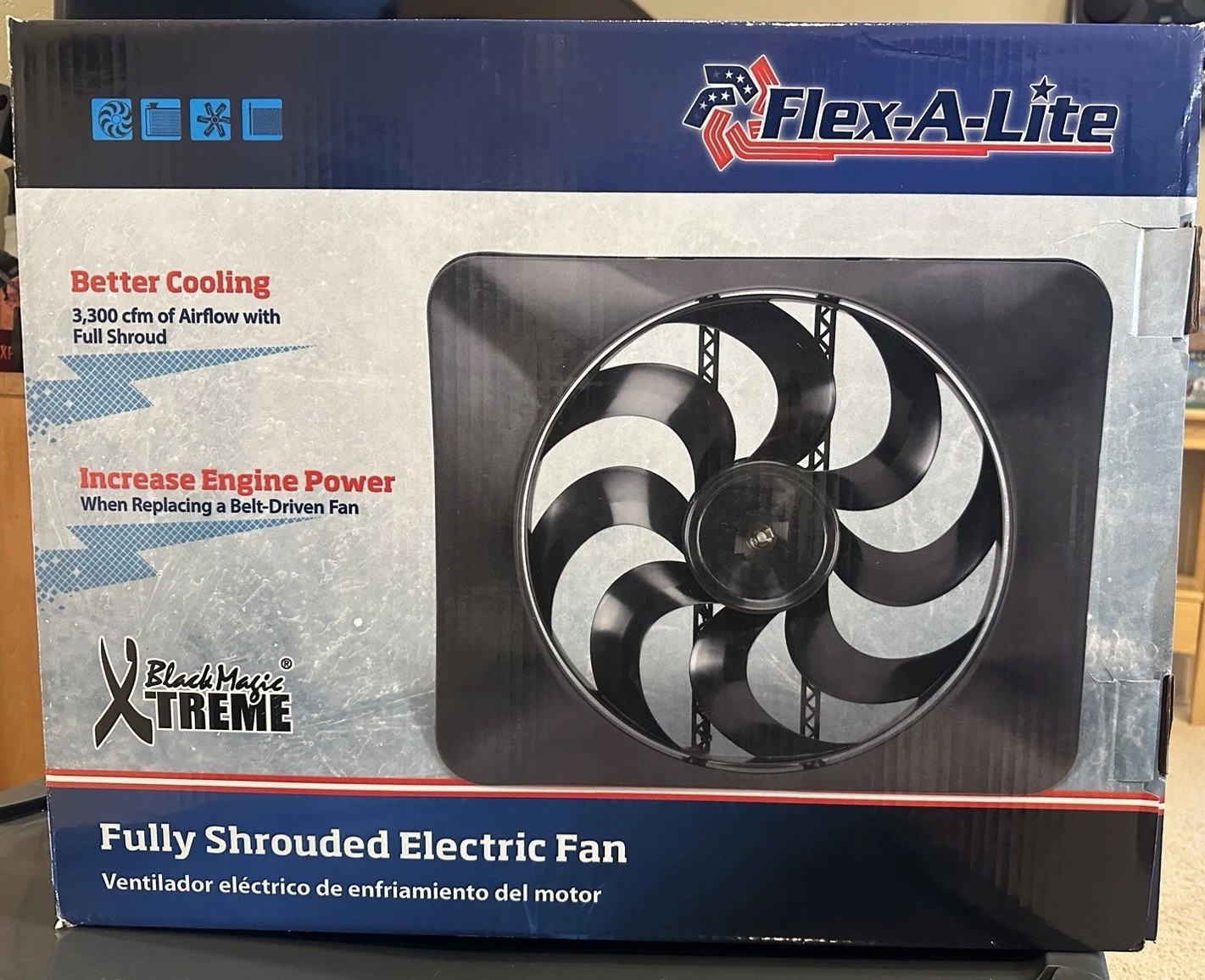 Black Magic Xtreme Fully Shrouded Electric Radiator Fan