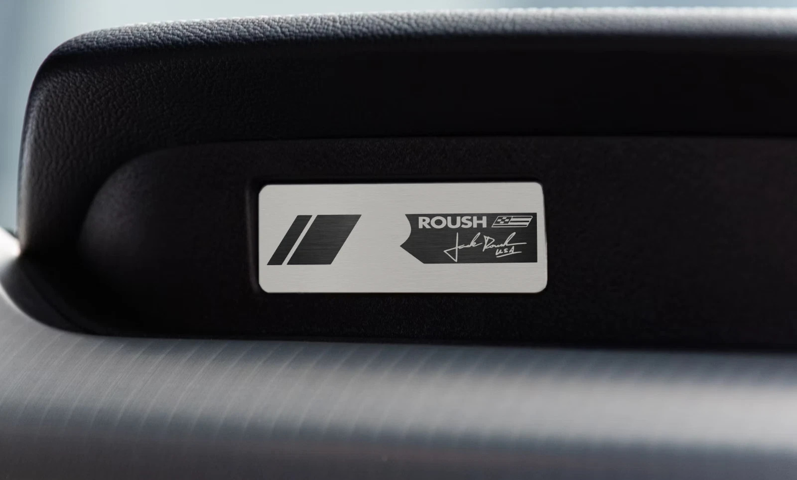 Roush Badge fits 2015-2023 Mustang & GT, Roush Console Dash Emblem 3 5/8